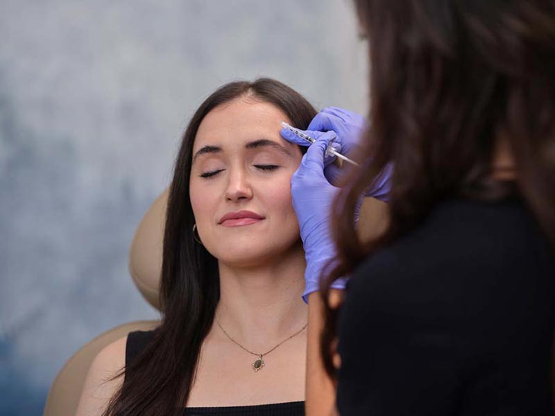Azure--July22-202430952 woman getting filler injection in forehead